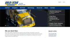 Desktop Screenshot of goldstartransportation.com